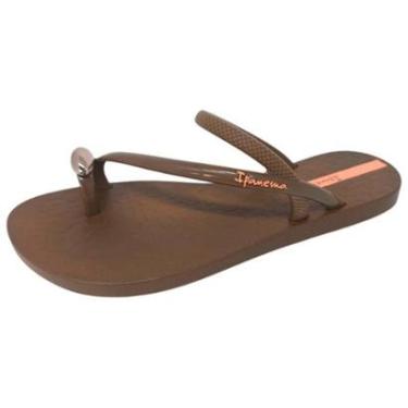Imagem de Chinelo Feminino Rasteira Aplicação Metálica Ring Ipanema-Feminino