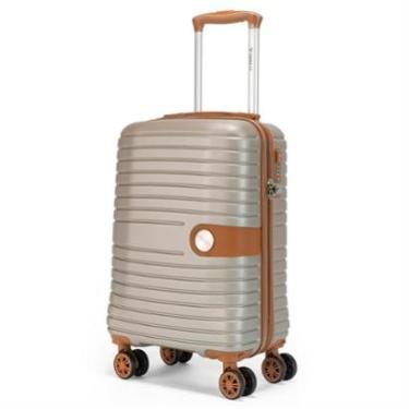 Imagem de Mala Bordo Viagem PP Trava TSA Moderna Primicia-Unissex