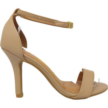 Imagem de Sandália Feminina Casual Social Dia a Dia Passeio Trabalho Festa Verão Traseiro Fechado Salto Agulha Conforto Vizzano 6249.452