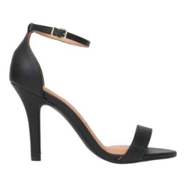 Imagem de sandália vizzano salto alto fino casual moda-Feminino