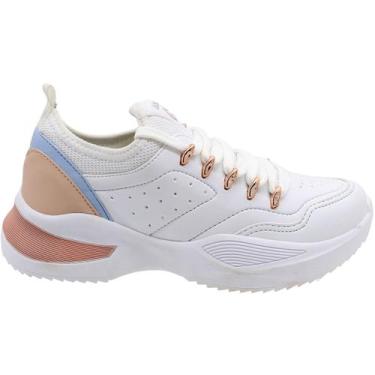 Imagem de Tênis Casual Chunky Logus Flame Jogging Flatform Robusto Feminino, Bra