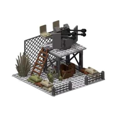 Imagem de Blocos De Montar DIY: Modelo De Torre De Observação De Base Militar Da