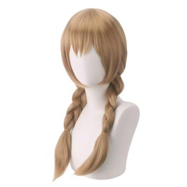 Imagem de Peruca de cosplay Genshins Impacts Lisa Mincis Synthetic Hair 60cm - y