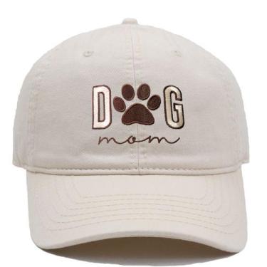 Imagem de Boné de beisebol, algodão, para cães, mamãe, bordados, chapéus lisos -