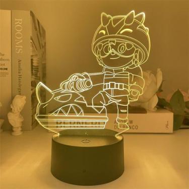 Imagem de Luz noturna LED 3D que muda de cor Brawls Stars Jackys Kids - yiweisai