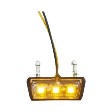 Imagem de Luz De Placa De Licença LED À Prova d'Água 12V Para Motocicleta, Luz T