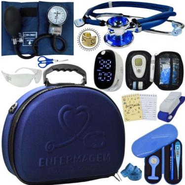 Imagem de Kit Enfermagem Maleta Medica Super Luxo Completa Promocao - Love Saude