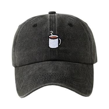 Imagem de Boné De Beisebol Retrô Lavado Ajustável Com Aba Curva Estilo Hip Hop C