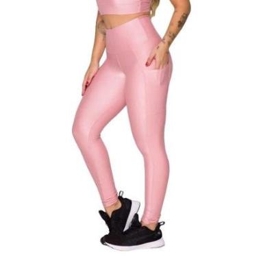 Imagem de Calca Legging Vlast Canelada 3d Tecido Grosso Zero Transparencia Academia Fitness Feminina 1055-Feminino