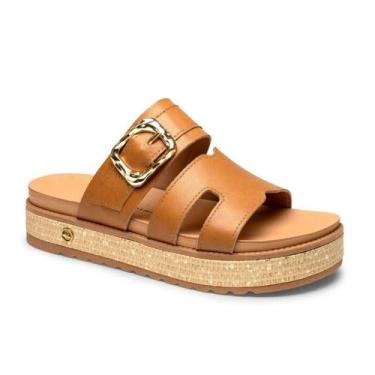 Imagem de Slide Dakota Flatform - Feminino - Marrom - 36, Marrom, 36