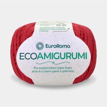 Imagem de Linha EcoAmigurumi 254 m - EuroRoma, 1000 Vermelho