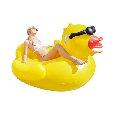 Imagem de Cama Flutuante Inflável Gigante Para Piscina, Colchão De Ar Espesso, C