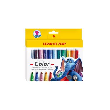Imagem de Hidrocor Compactor Marcador Color com 12 Cores