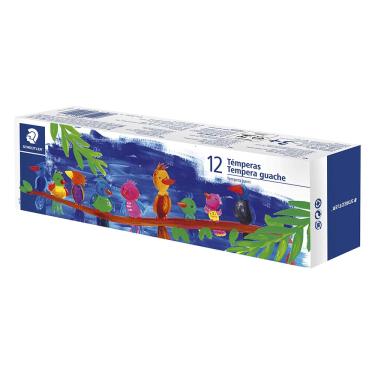 Imagem de Tinta Guache Staedtler 12 Cores Vibrantes 20ml