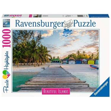 Imagem de Puzzle 1000 Peças Ilha Caribenha Ravensburger 12000159