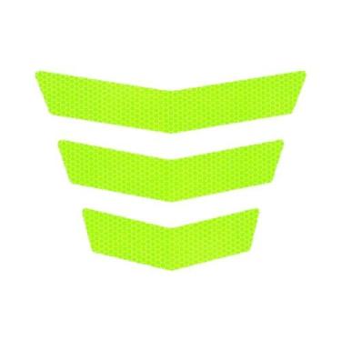 Imagem de Adesivos Refletivos Em Forma De Flecha Trapezoidal Para Motocicletas, 