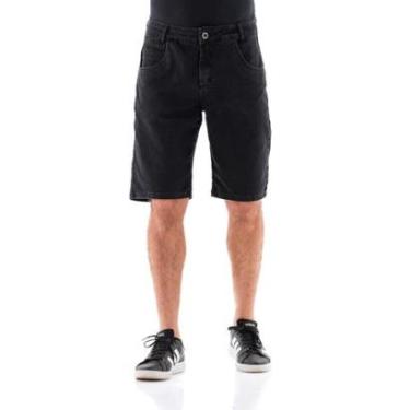 Imagem de Bermuda Jeans Masculina Arauto Confort Black-Masculino