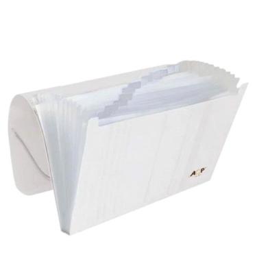 Imagem de Pasta Sanfonada Ofício Acp 12 Divisórias 1047 Cristal