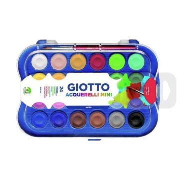 Imagem de Mini Aquarela em Pastilha Giotto Intense Colors com 24 Cores