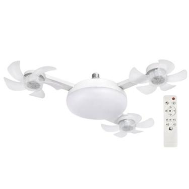 Imagem de Ventilador Bocal 50w 127v/220v Briled Drone x3 Led Branco 3 Cores Quar