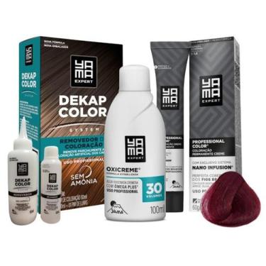 Imagem de Kit Renovação de Cor Dekapcolor 120ml com Coloração 8.26 OX 30V 100ml 