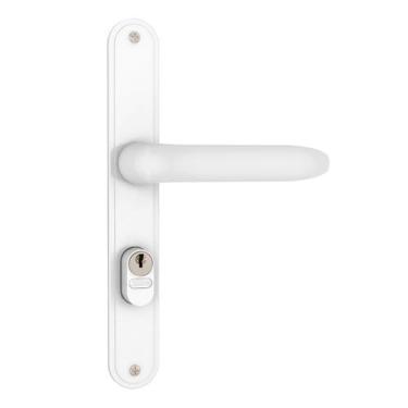 Imagem de Fechadura Stam 601 Para Porta De Alumínio Perfil Serralheiro, Branco