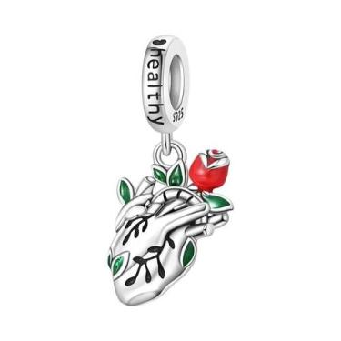 Imagem de Pingentes De Prata Esterlina 925 Em Formato De Dentes Para Pulseira, K