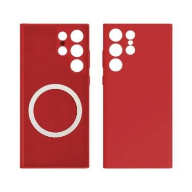 Imagem de Capa Magnética De Silicone Líquido Para Carregamento Sem Fio Magsafe P