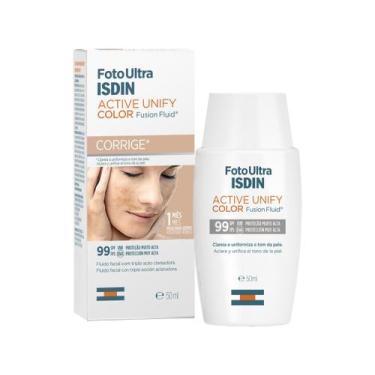 Imagem de Clareador e Protetor Solar Isdin Foto Ultra Active Unify Color FPS 99 