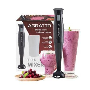 Imagem de Mixer Super Com Copo Mx-01 Preto 200w 127v - Agratto, 110V