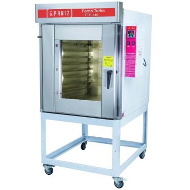 Imagem de Forno Turbo Elétrico Trifásico 8 Assadeiras Fte240 Epóxi G.paniz 220V