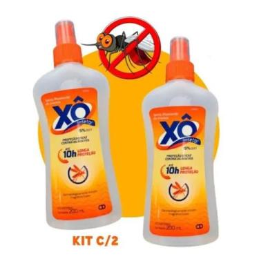 Imagem de Kit 2 unid repelente de inseto spray 200ml xô inseto
