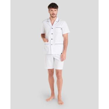 Imagem de Pijama Feminino Plumeti Macio Azul Marinho Lohe, Azul marinho, M