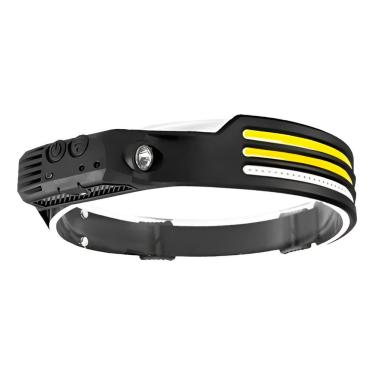 Imagem de Lanterna De Cabeça 3 Leds Farol Recarregável Usb