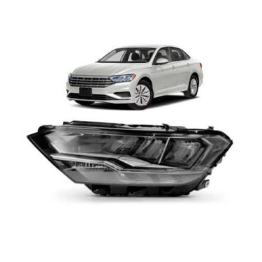 Imagem de Farol eletrico jetta sedan 2019 a 2022 com motor com led - SP ACESSÓRI