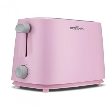 Imagem de Torradeira Elétrica Pink Luxx Ellegance 750W 110V com 6 Níveis de Tostagem Rosa Britânia