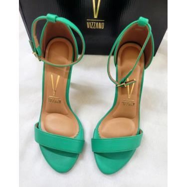 Imagem de Sandália social salto alto feminino adulto - VIZZANO , Verde, 38