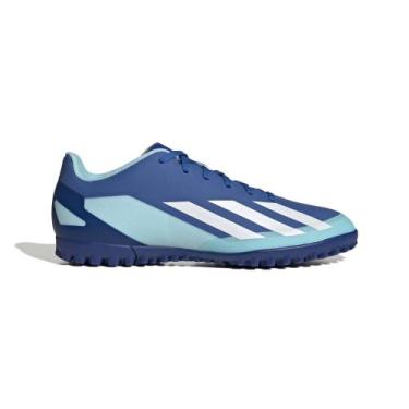 Imagem de Chuteira Society Adidas X Crazyfast.4 Cor: Azul - Tamanho: 43