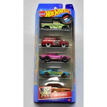 Imagem de Hot wheels - pack 5 carros - hot wheels flames