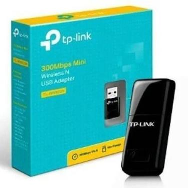 Imagem de Mini Adaptador Wireless Usb Tp-link 300mbps Tl-wn823n