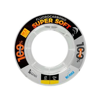 Imagem de Linha de Pesca Monofilamento Leader Super Soft 50m - Mx Pesca, 0.47mm