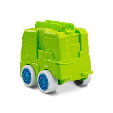 Imagem de Carrinhos Dubboo Sortidos Roma Brinquedos - Ref. 0542, Bombeiro verde