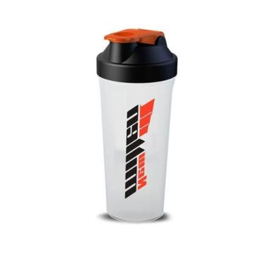 Imagem de Coqueteleira (600ml) - Cor: Transparente Tampa Preta - New Millen