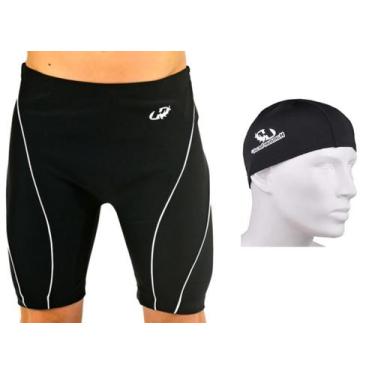 Imagem de Bermuda Xtra Life e Touca Natação Hidro Praia Escolha Cor ML05 Hammerh