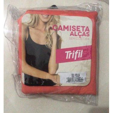 Imagem de Camisete Feminina Básica Sem Costura Alças Finas Trifil, Folia, P
