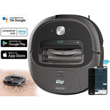 Imagem de Aspirador Robô Inteligente Varre Passa Pano Com Sensor Bivolt Wap, Biv