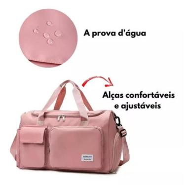 Imagem de Bolsa Mala Viagem Academia Grande Compartimento De Mão - transversal, 