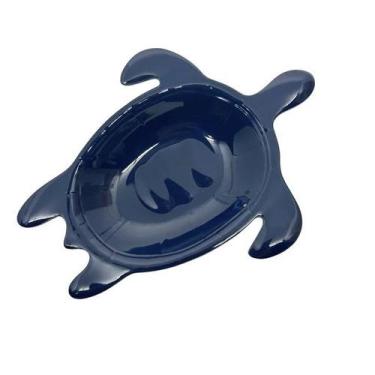 Imagem de Mini Petisqueira Melamina Tartaruga - EntreCasa, Azul