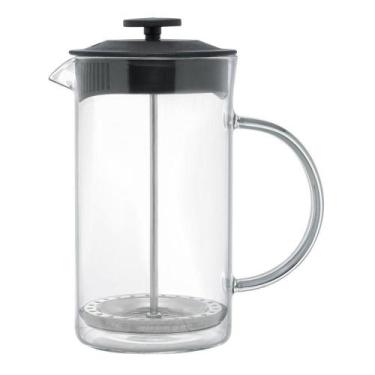 Imagem de Cafeteira Francesa 600 Ml Em Vidro E Tampa De Plástico Preta Lyor