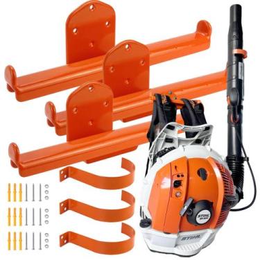 Imagem de Suporte de parede para soprador costal OSROENE, resistente, kit com 3 